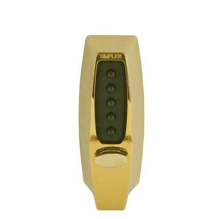 Dormakaba AUX PBL W/TTURN & DLTCH US3 AUX PUSHBUTTON LOCK W/TTURN 1/2IN DLOCK LATCH W/ADJ FP ADJUST 2 3/ KABA-71040341